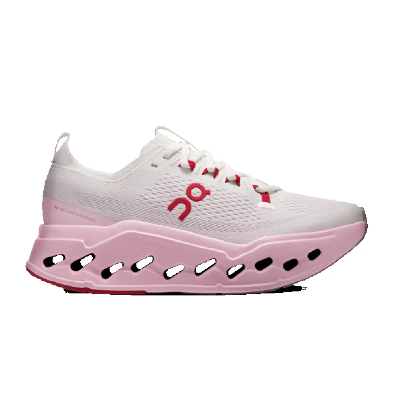On Women's Cloudsurfer Max Ivory Peony made by On
