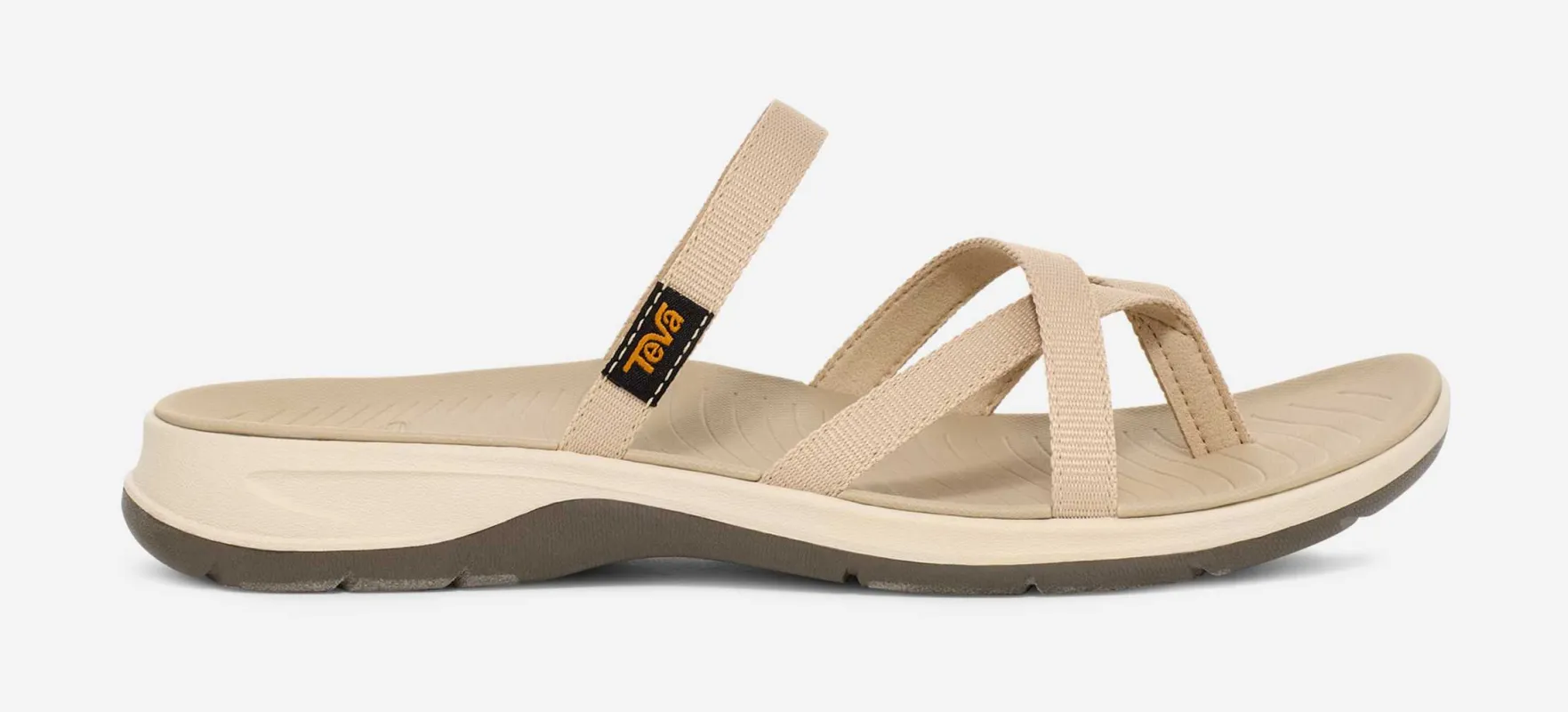 Teva Women's TirraTraveler Flip White Pepper sold by Orleans Shoe Co.