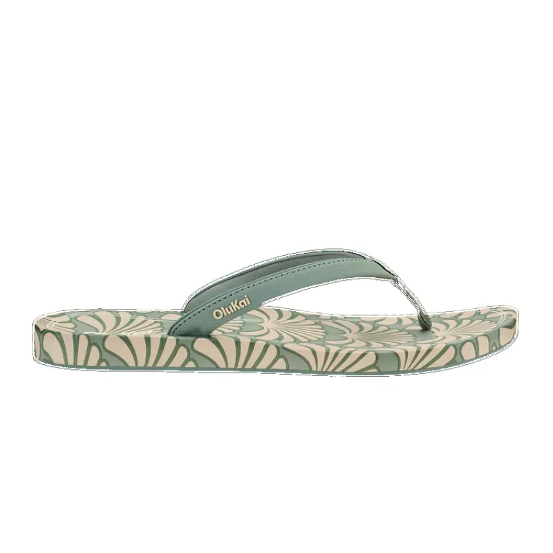 Olukai Women's 'Uiki Silver Pine Pa'i sold by Orleans Shoe Co.