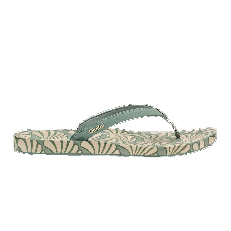 Olukai Women's 'Uiki Silver Pine Pa'i sold by Orleans Shoe Co.
