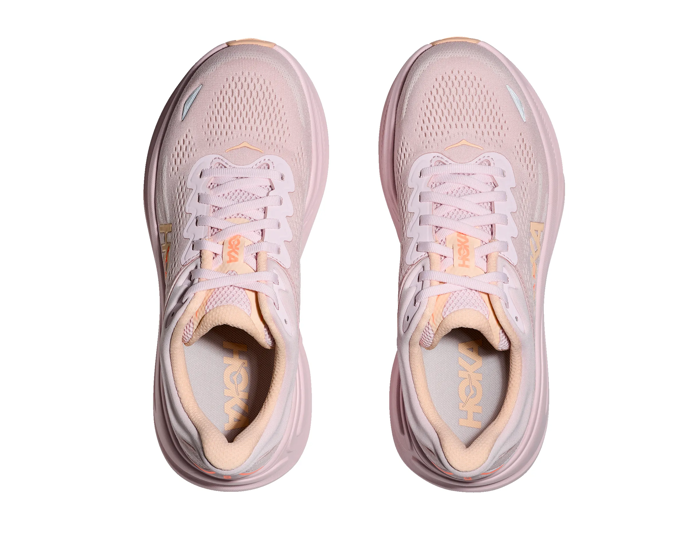 Hoka Women's Bondi 9 Lilac Cream Tangerine sold by Orleans Shoe Co. product image thumbnail 3
