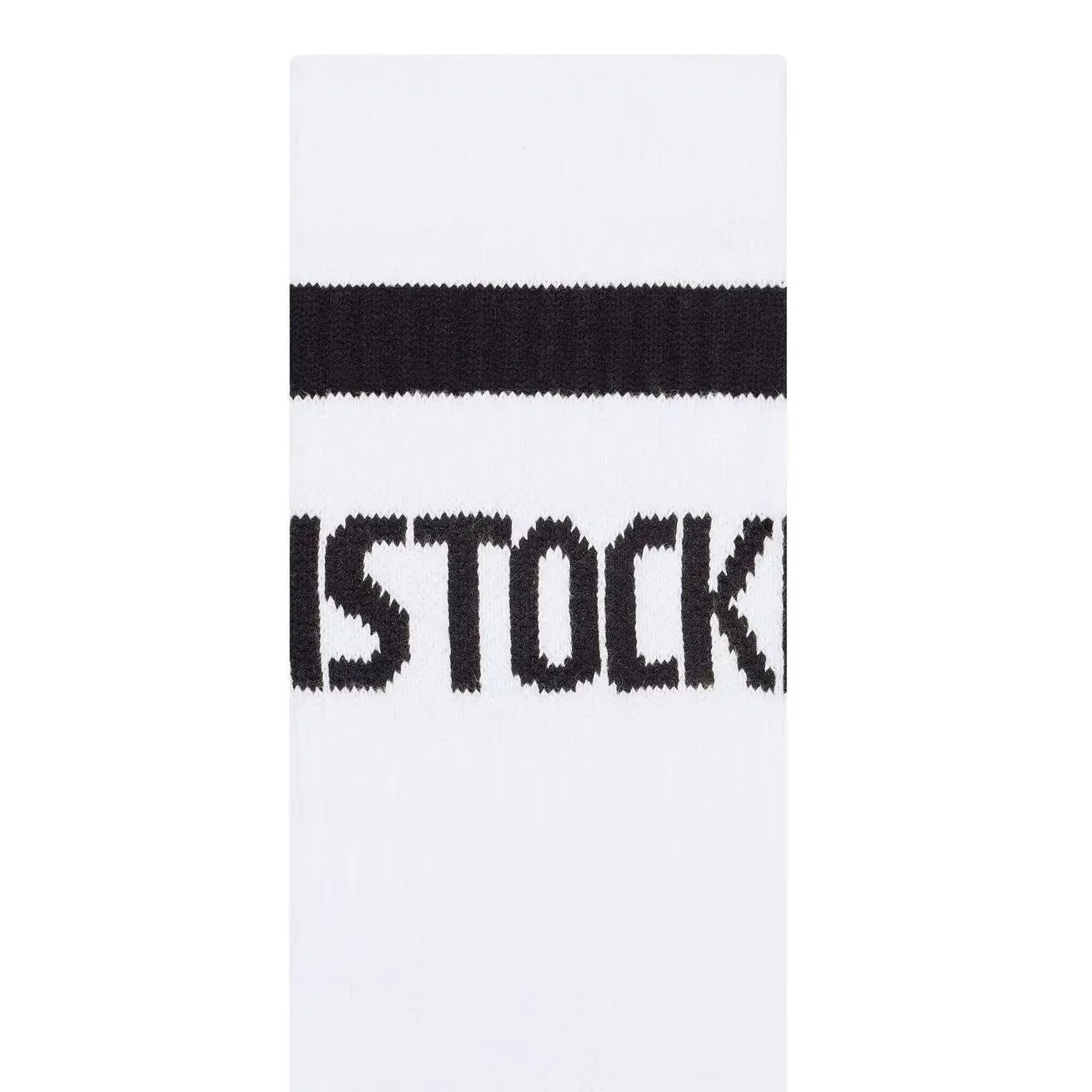 Birkenstock Cotton Crew Stripe White Black 1030264 sold by Orleans Shoe Co. product image thumbnail 2