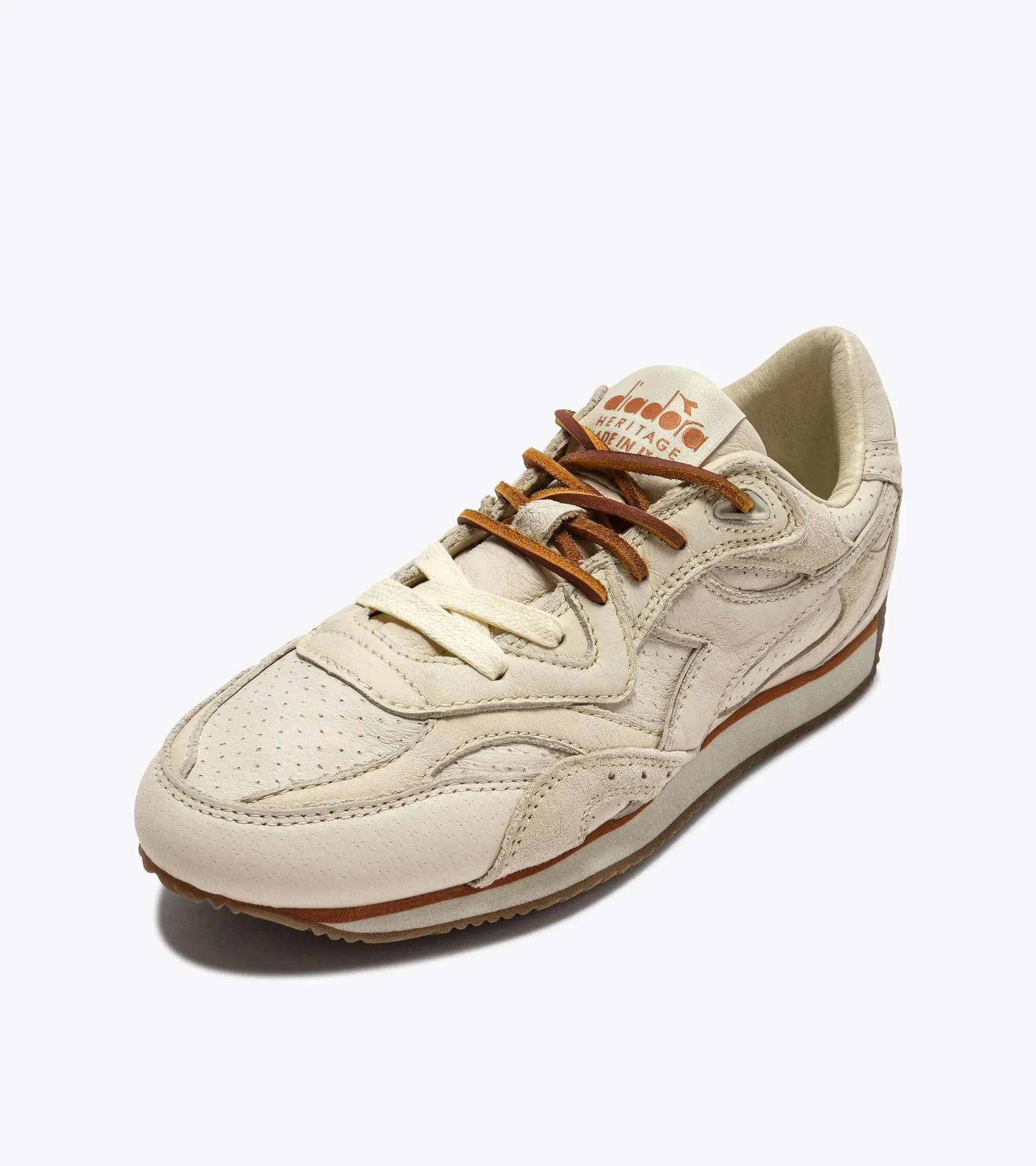 Diadora Heritage Equipe Revenge Dune Used Italia Papyrus White sold by Orleans Shoe Co. product image thumbnail 2
