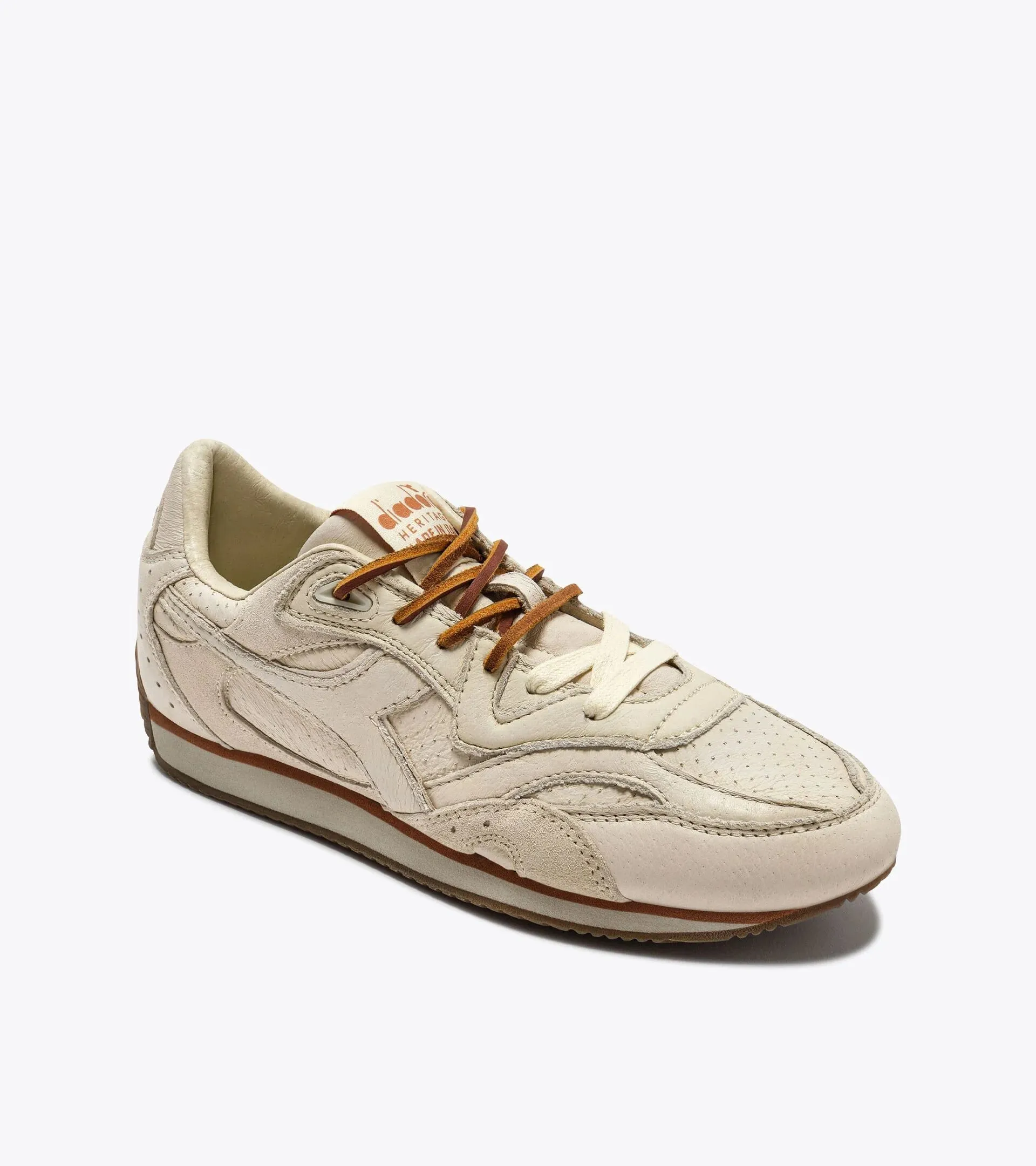 Diadora Heritage Equipe Revenge Dune Used Italia Papyrus White sold by Orleans Shoe Co. product image thumbnail 3