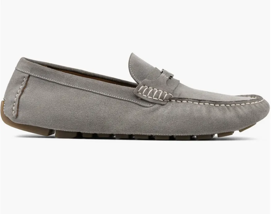 Donald Pliner Men's Bodhi Cloud Grey Suede sold by Orleans Shoe Co. product image thumbnail 3