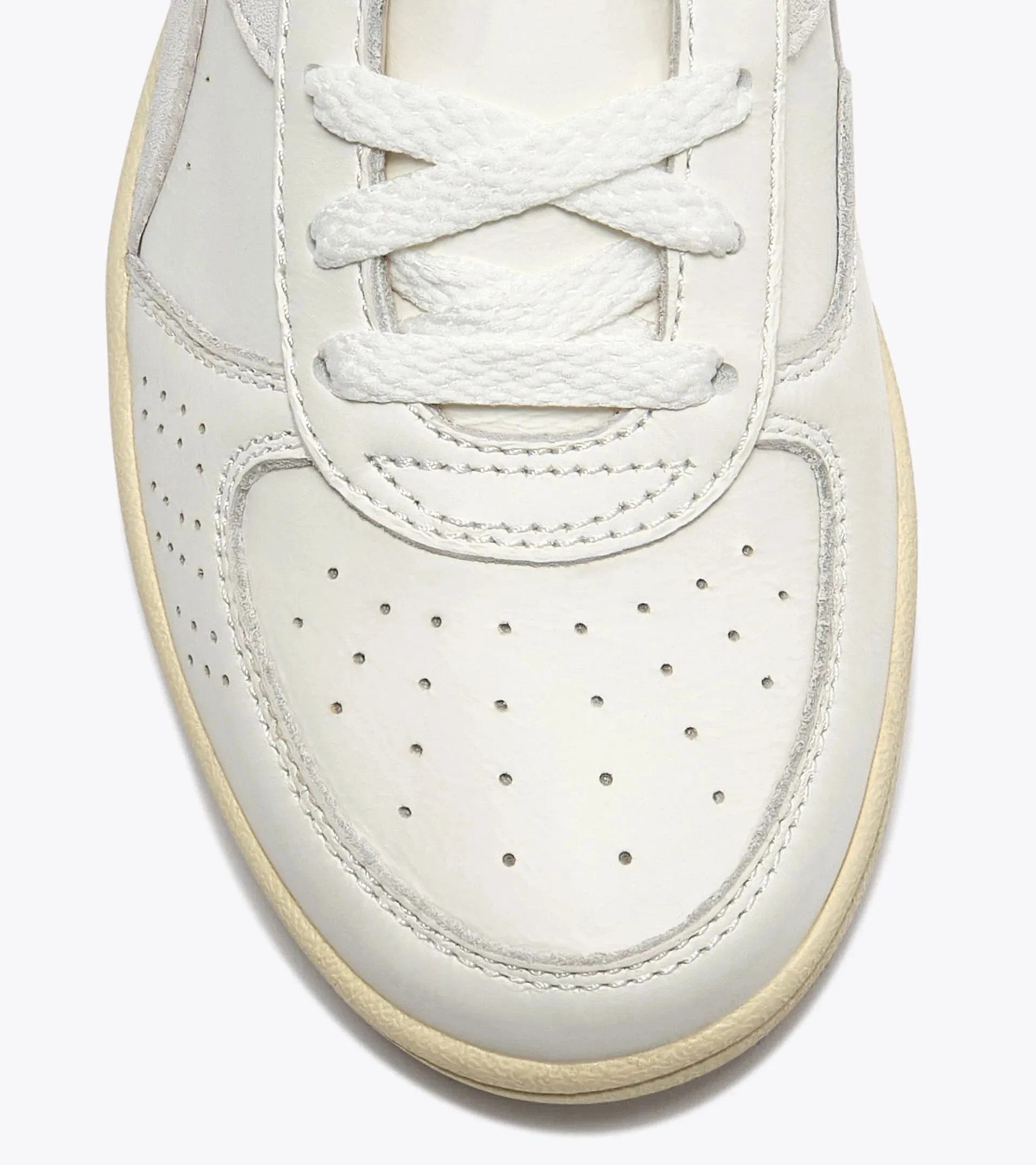 Diadora Heritage Women's B.Elite X-Stitch White Silver sold by Orleans Shoe Co. product image thumbnail 4