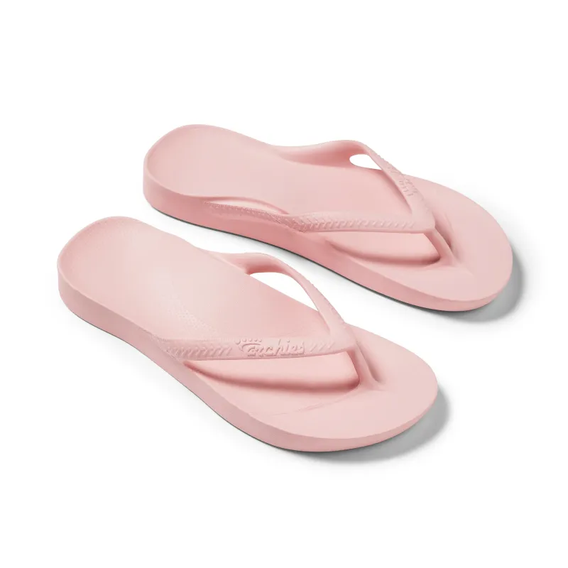 Archies Arch Support Flip Flops Pink made by Archies