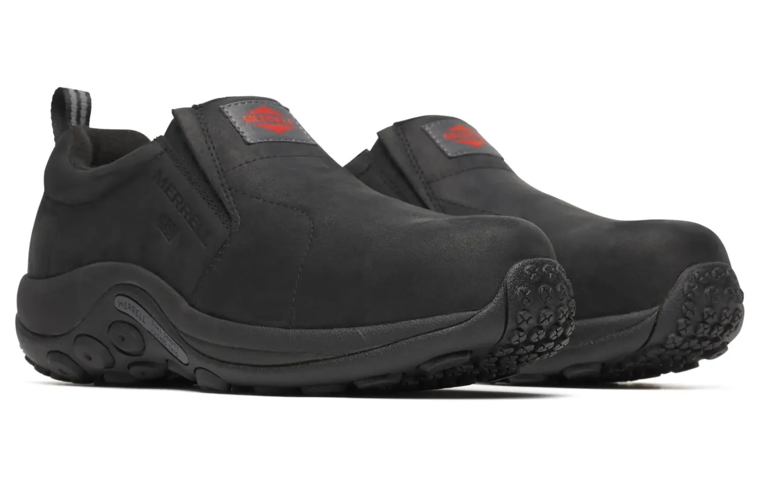 Merrell Men's Jungle Moc Leather Hi-Vis Carbon Fiber Static Dissipative 10 Low Black sold by Orleans Shoe Co. product image thumbnail 3