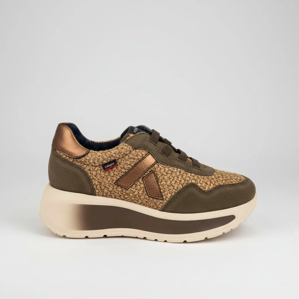 CallagHan Women's 61614 Tuna Brown Grace Sneaker sold by Orleans Shoe Co.