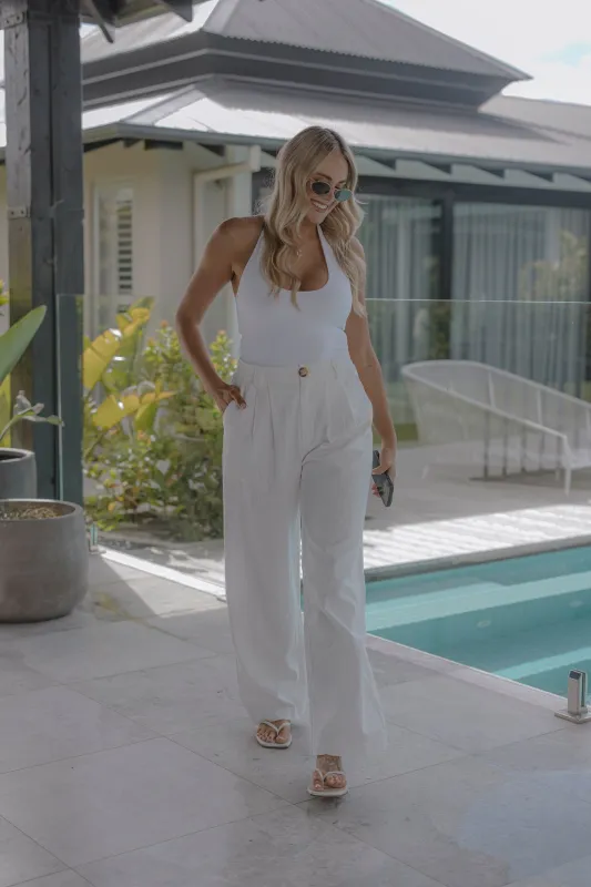 Chilli Textured Pant - Natural sold by RAEF