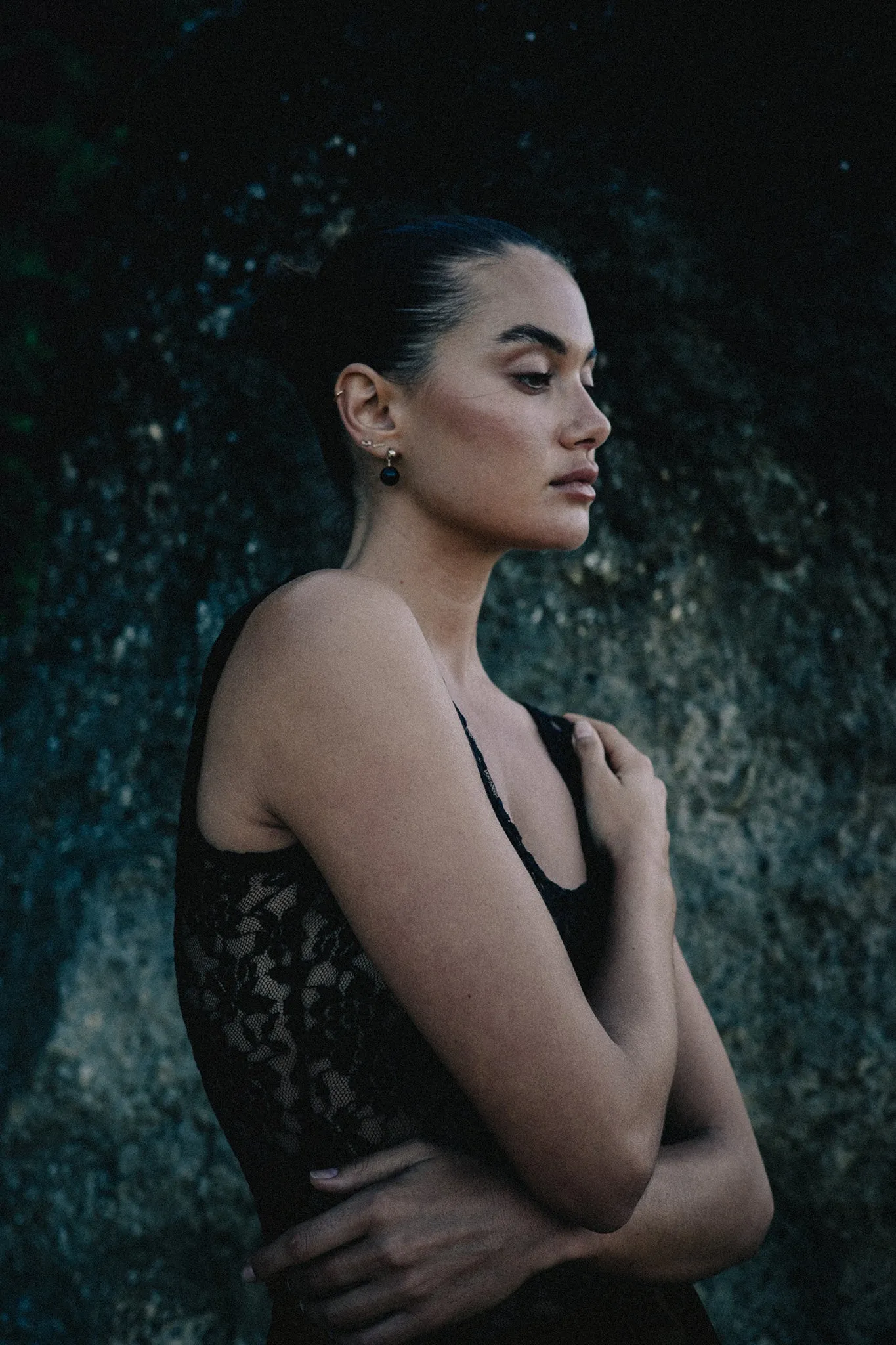 Mariah Lace Bodysuit - Black sold by RAEF product image thumbnail 3