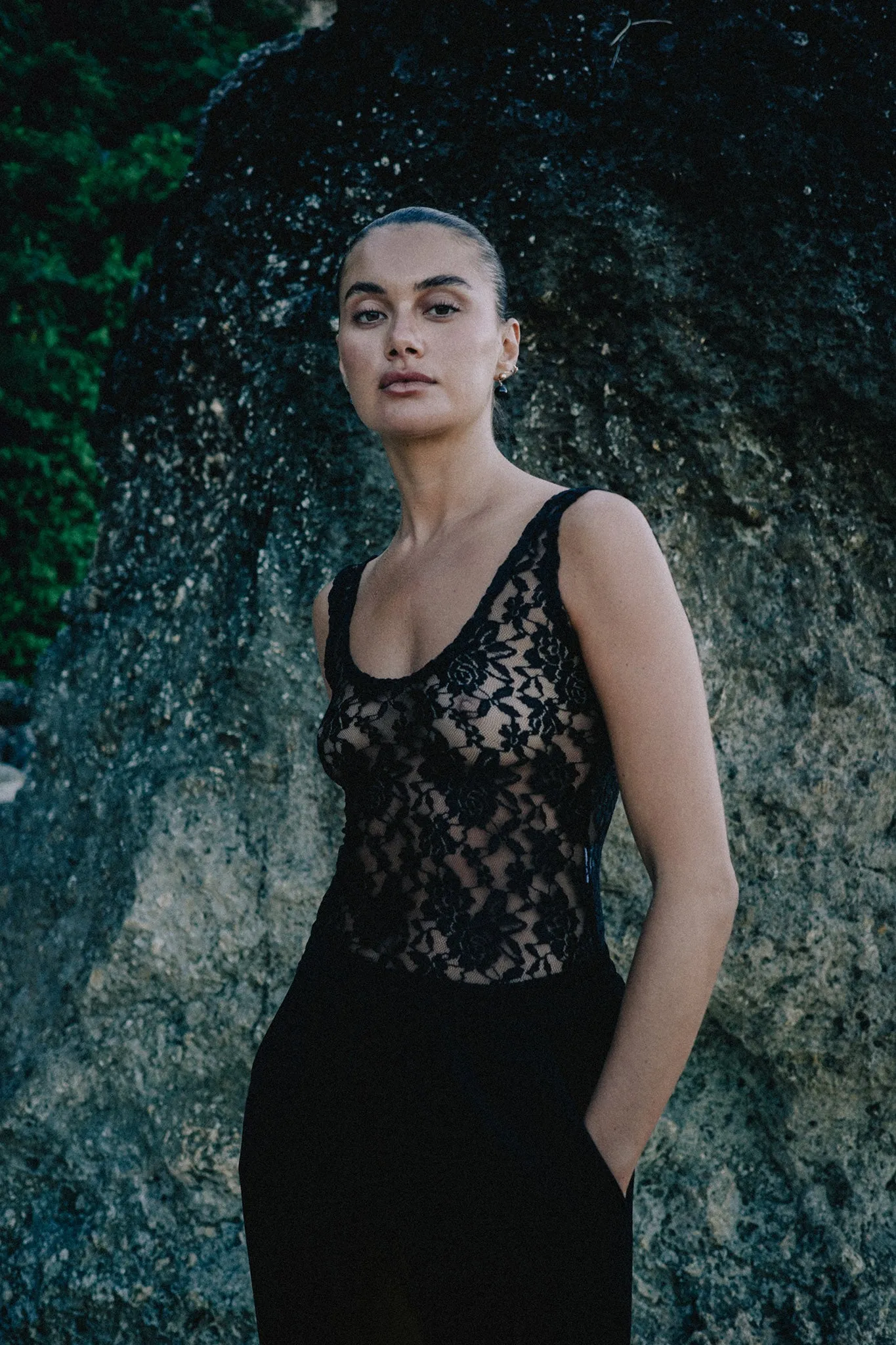 Mariah Lace Bodysuit - Black sold by RAEF product image thumbnail 2