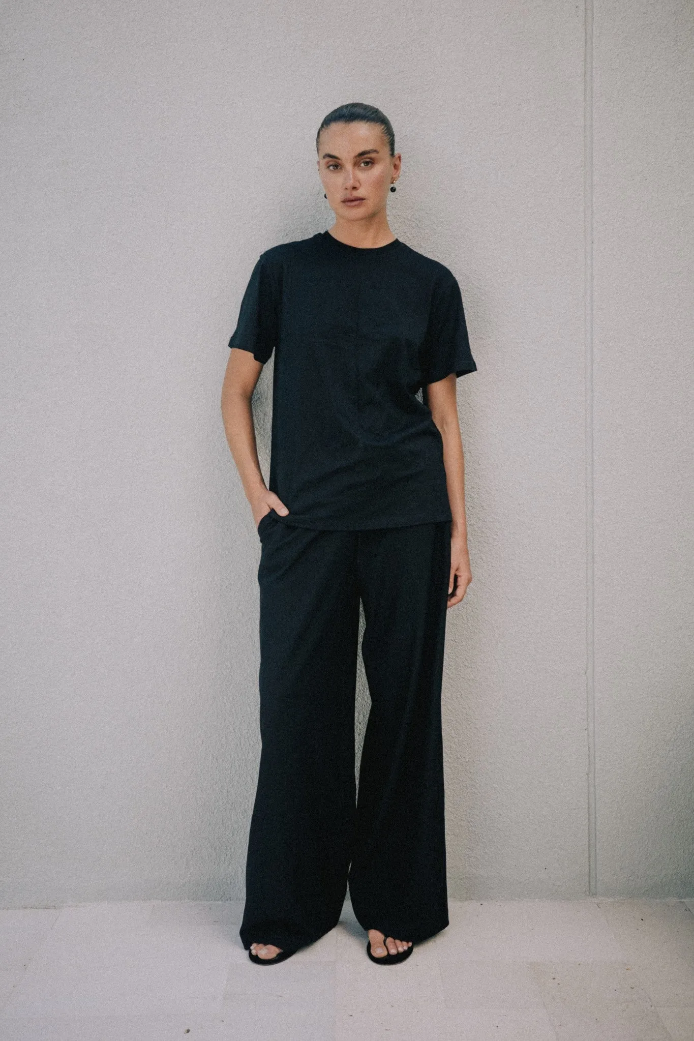 Miley Relaxed Tee - Black sold by RAEF product image thumbnail 2