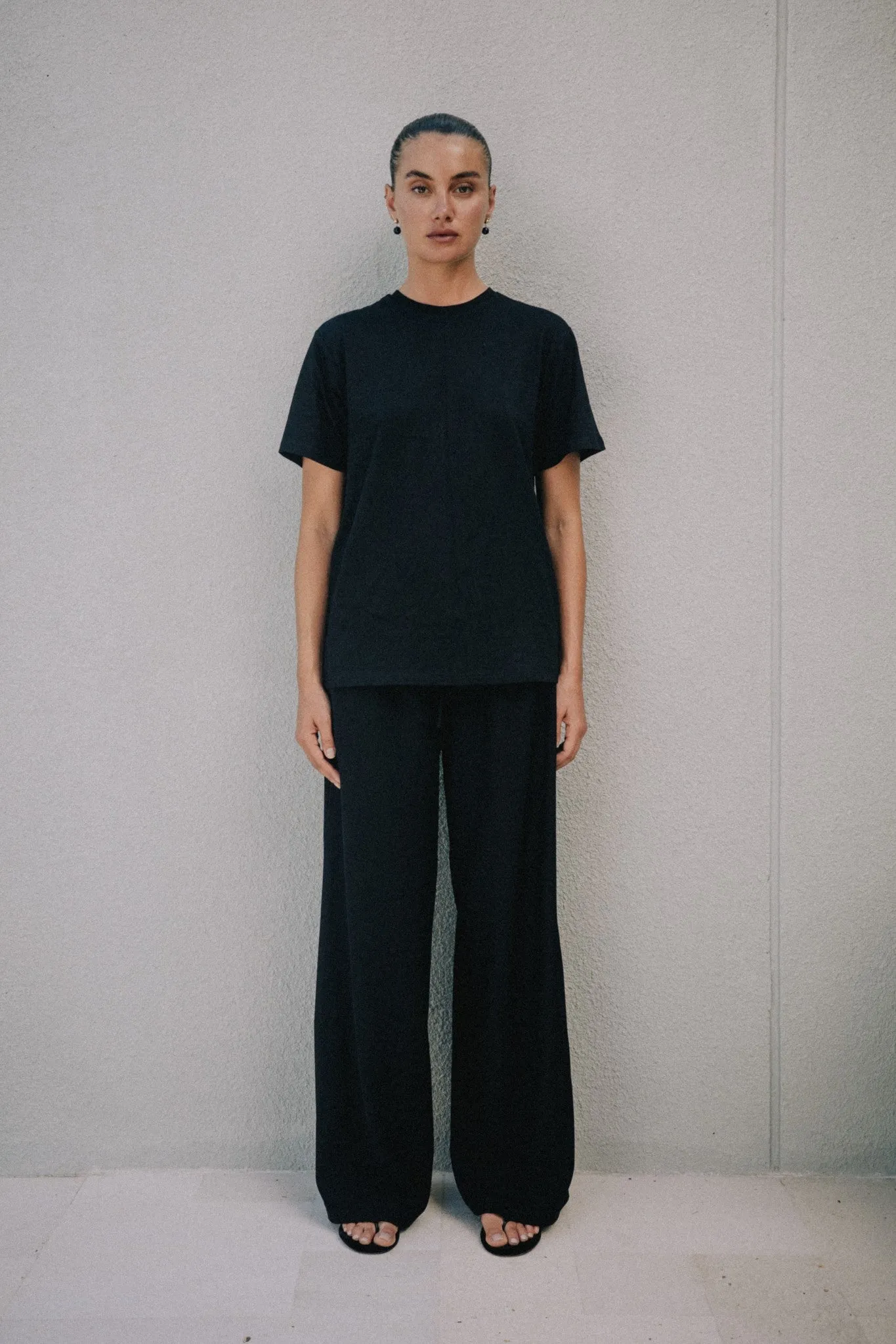 Miley Relaxed Tee - Black sold by RAEF