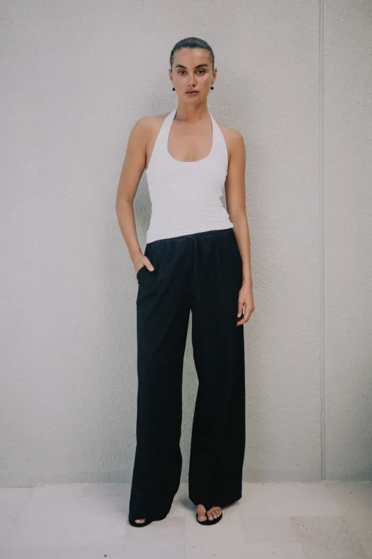 Tessa Halter Tank - White sold by RAEF