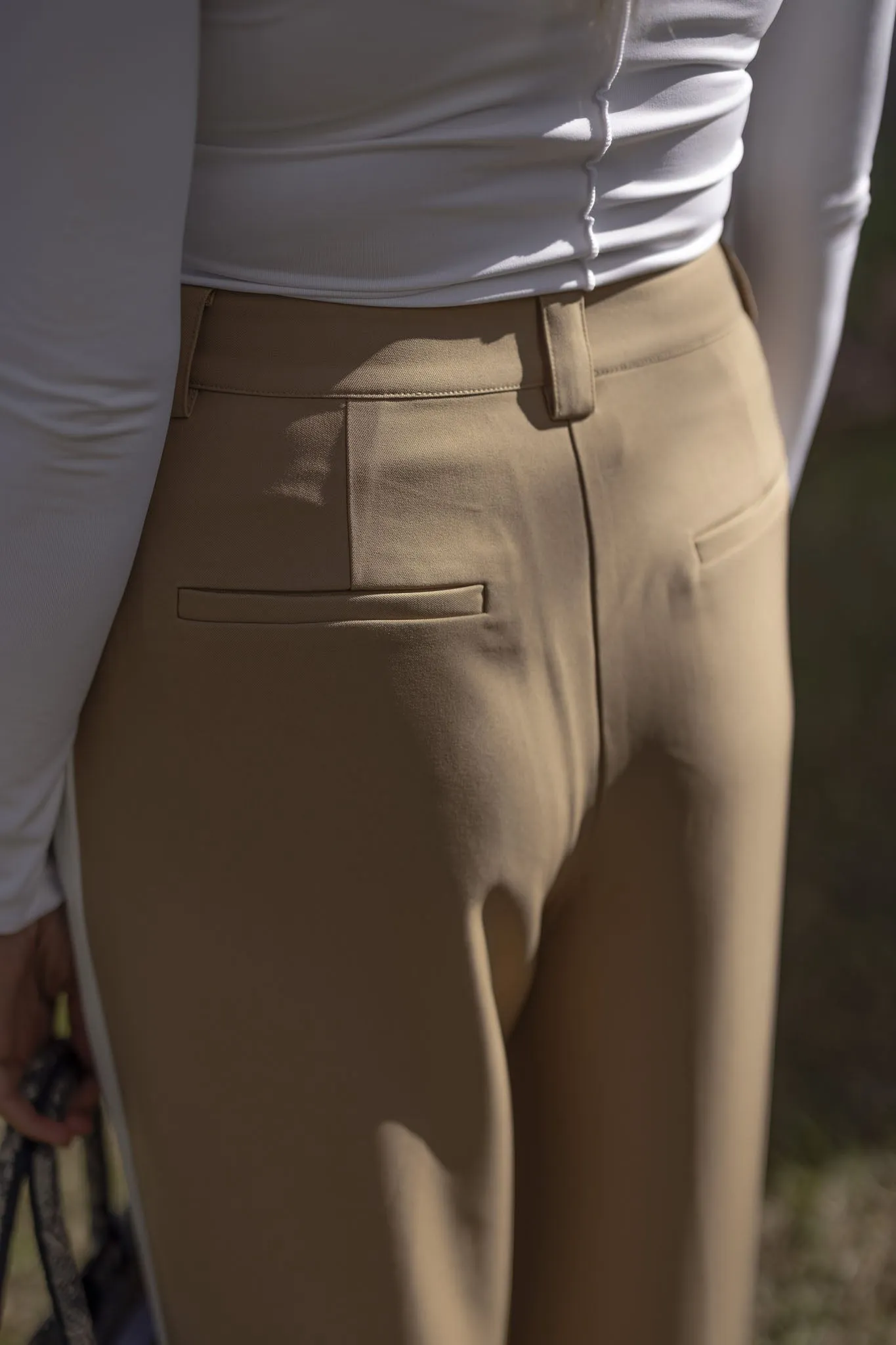Addison Trouser - Camel/White sold by RAEF product image thumbnail 5