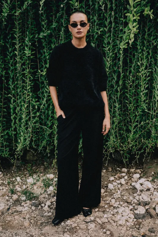 Amelia Shaggy Knit - Black sold by RAEF