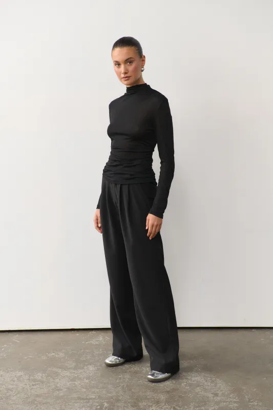 Olivia Wide Leg Pant - Black sold by RAEF
