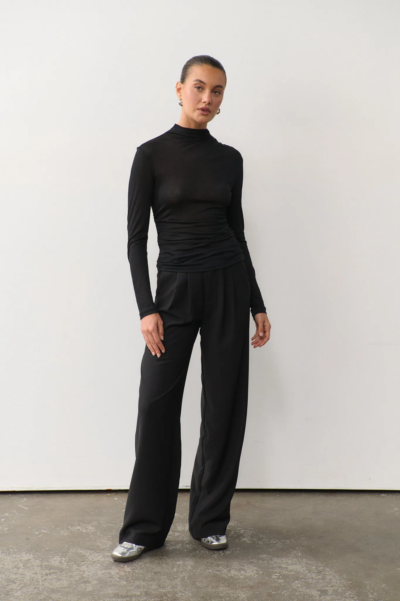 Monica Longsleeve Top - Black sold by RAEF product image thumbnail 3