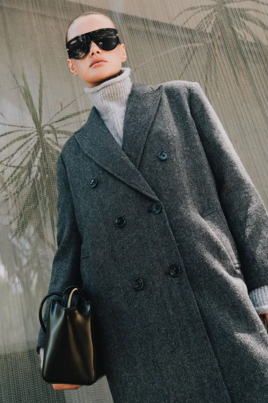 Stella Coat - Charcoal sold by RAEF