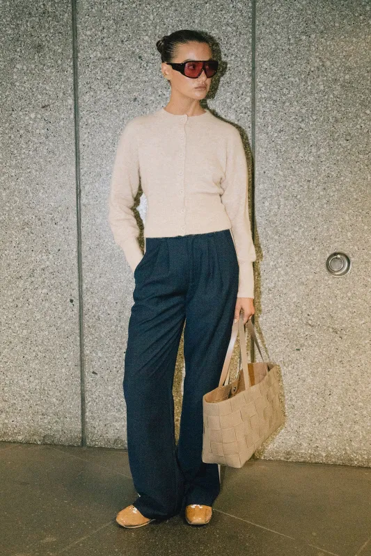 Addison Trouser - Midnight / Camel sold by RAEF