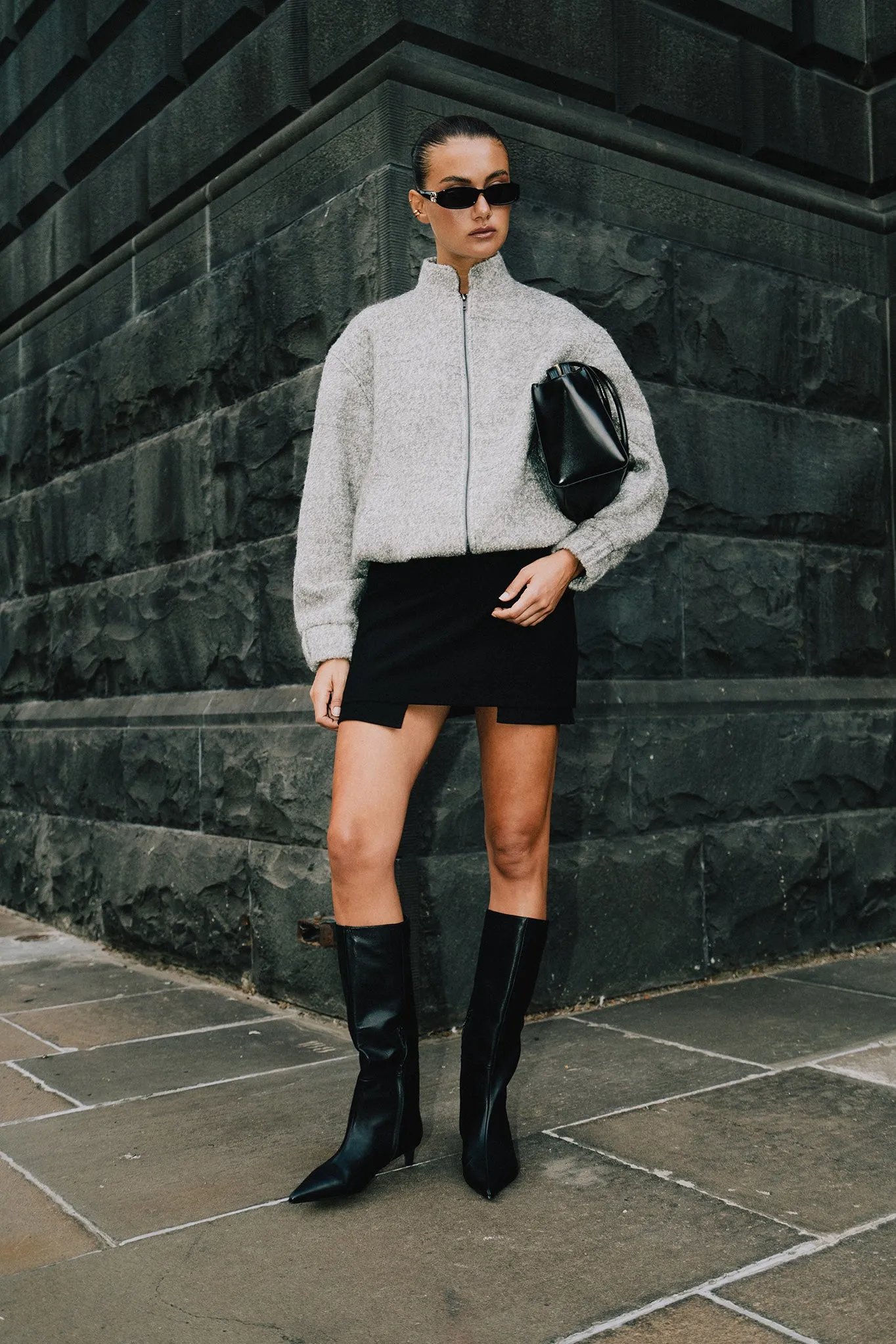 Addison Mini Skirt - Black sold by RAEF product image thumbnail 4