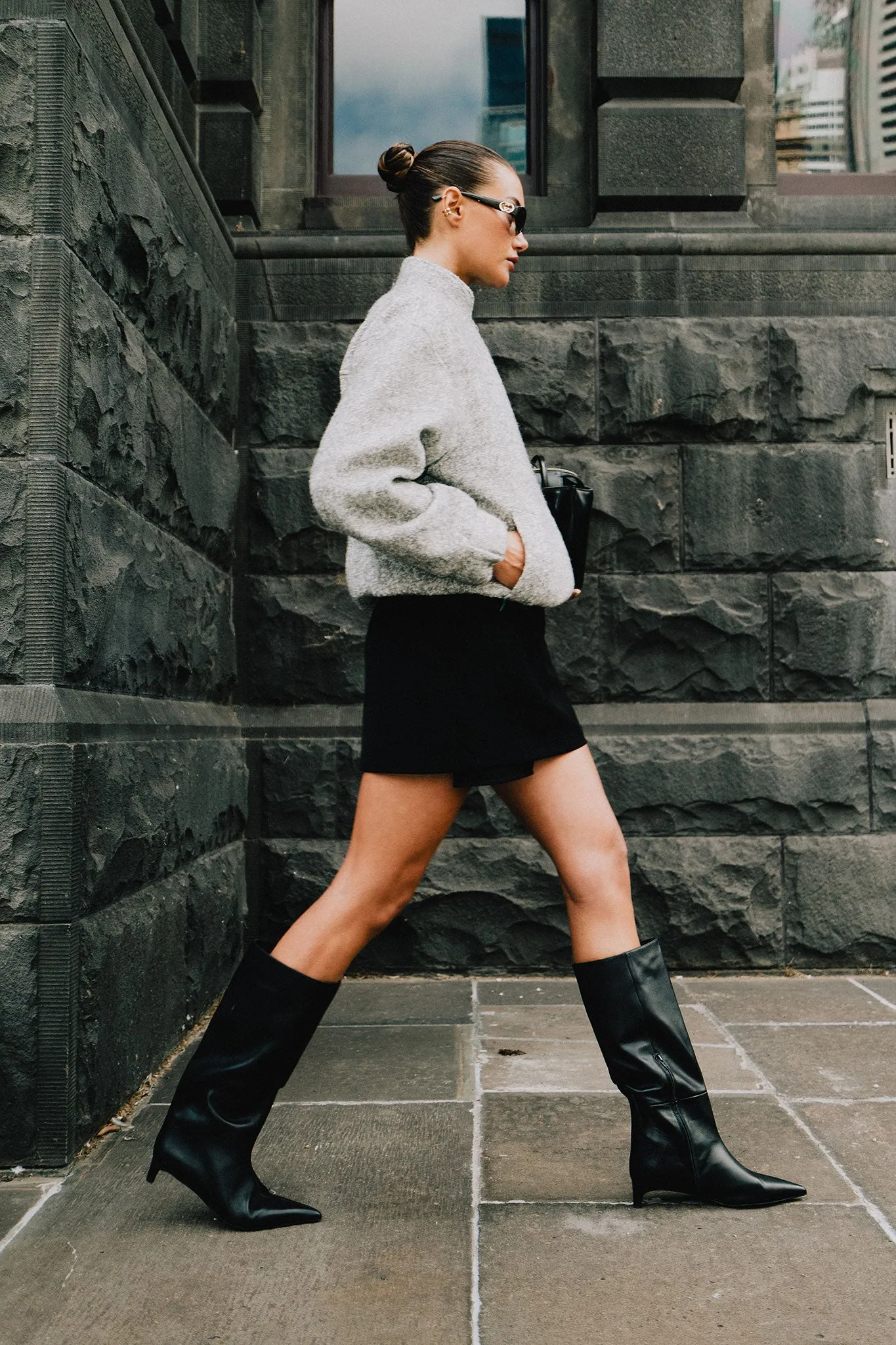 Addison Mini Skirt - Black sold by RAEF product image thumbnail 3