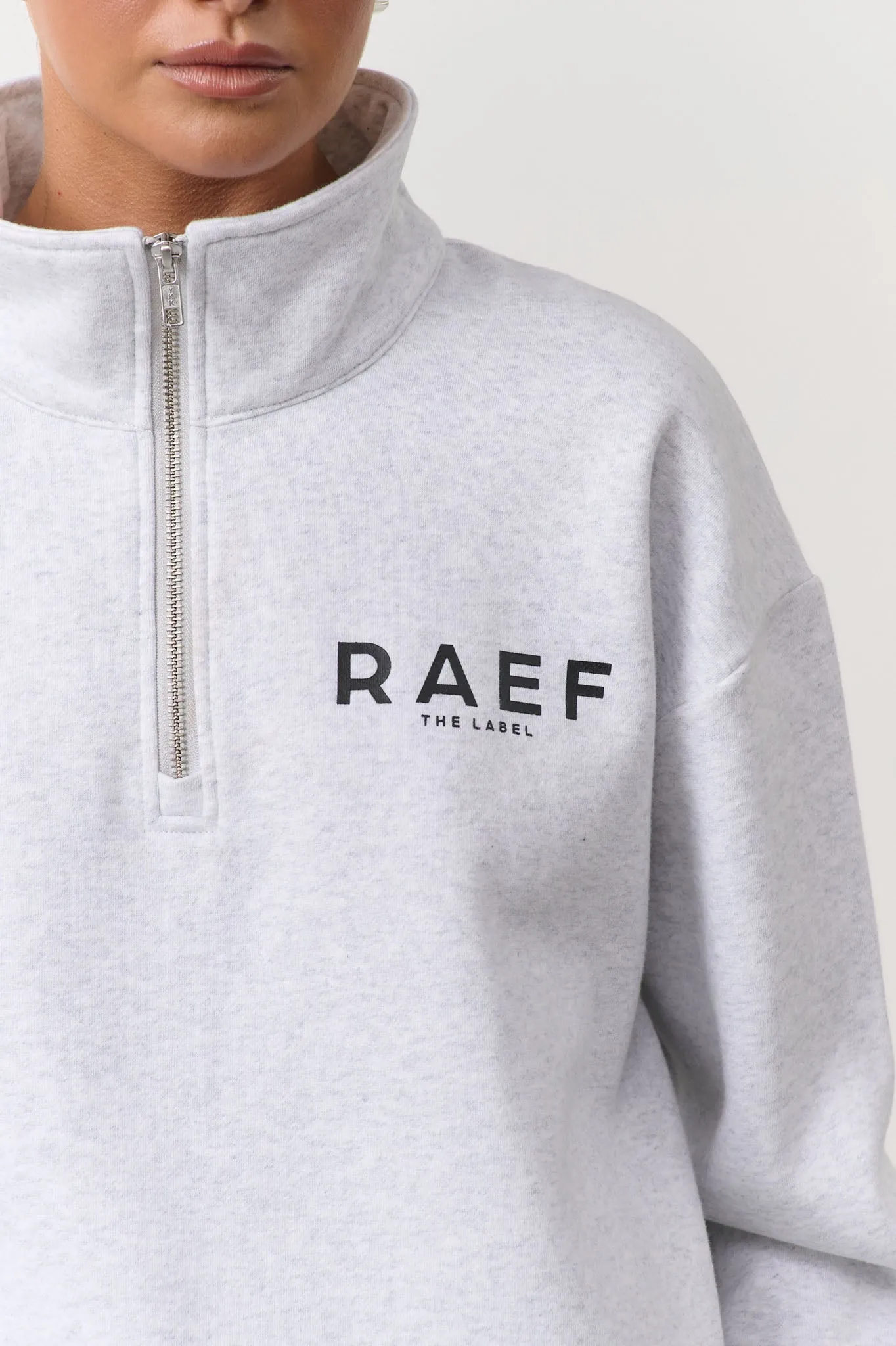 RAEF Brushed Fleece Jumper - Grey Marle sold by RAEF product image thumbnail 4