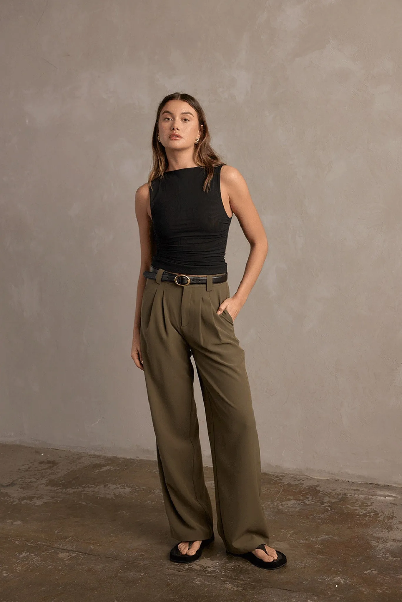 Moss Micro Mesh Top - Black sold by RAEF product image thumbnail 4