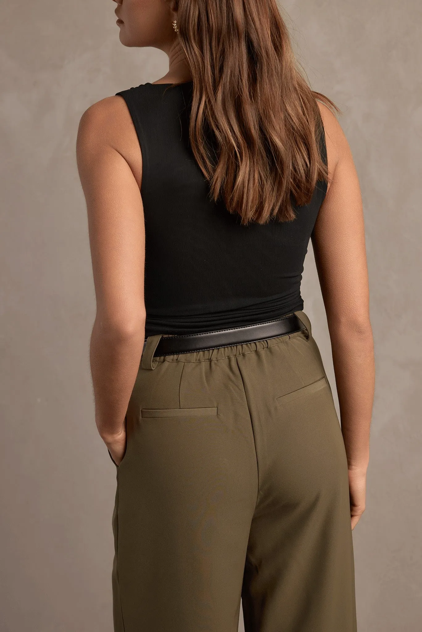 Moss Micro Mesh Top - Black sold by RAEF product image thumbnail 5