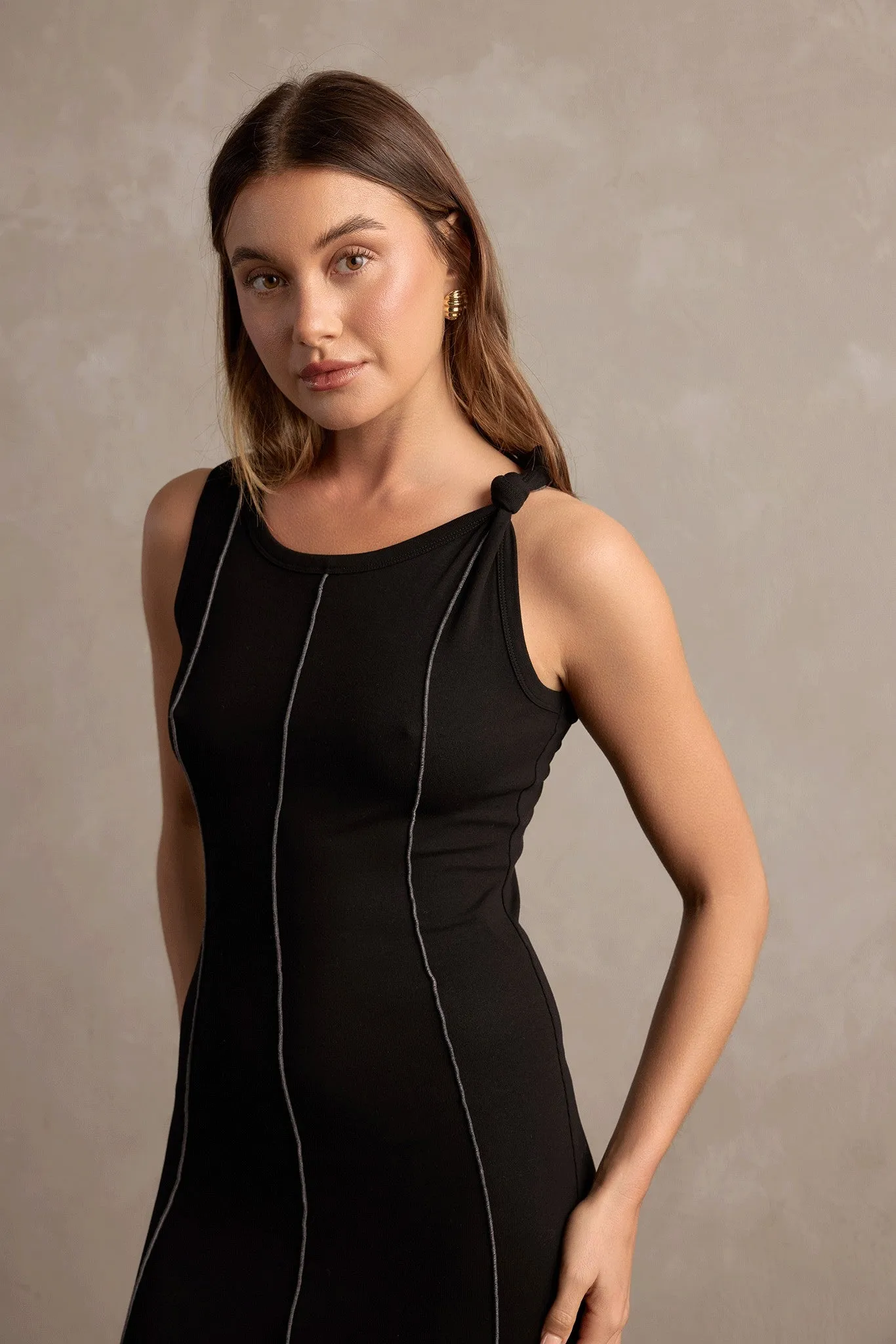 Charlotte Jersey Maxi Dress - Black sold by RAEF product image thumbnail 2