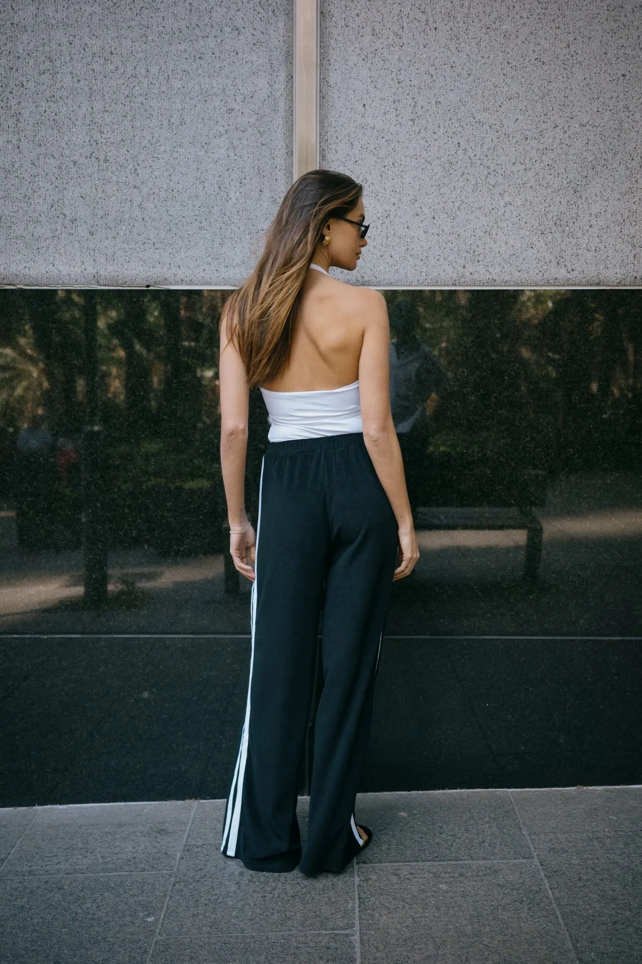 Brianna Towelling Pant - Black sold by RAEF product image thumbnail 4