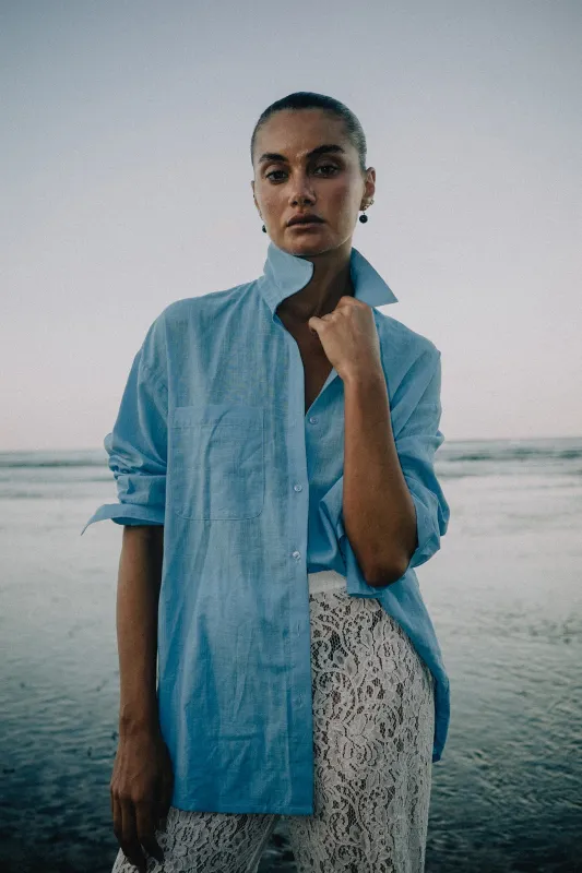 Lala Shirt - Cornflower made by RAEF