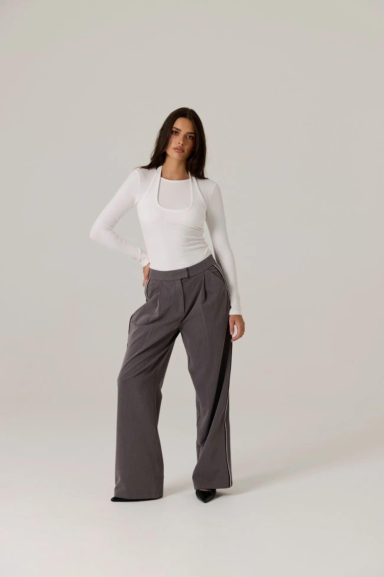 Maia Tailored Pant - Iron sold by RAEF product image thumbnail 5