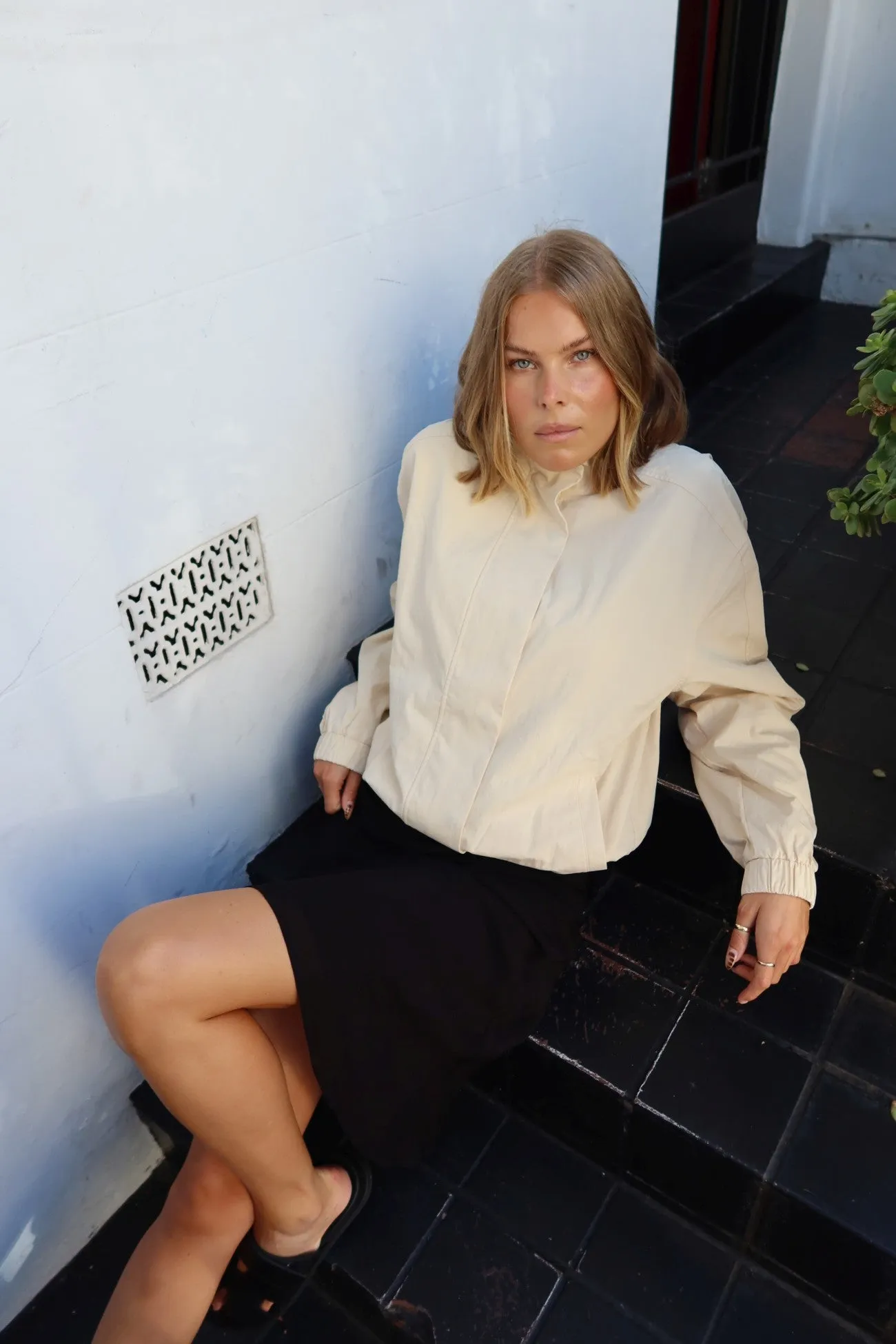 Hadley Jacket - Chalk sold by RAEF product image thumbnail 3