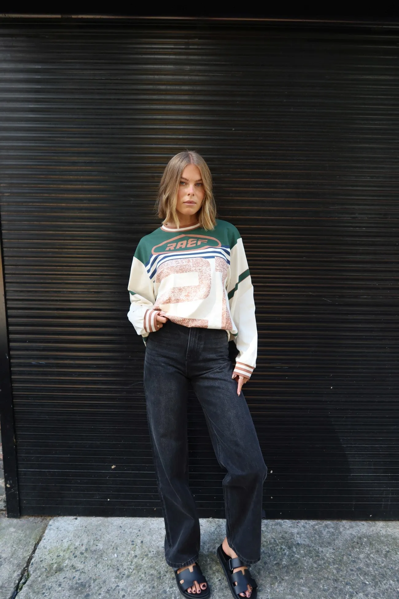 Asha LS Tee - Chalk Mutli sold by RAEF product image thumbnail 3