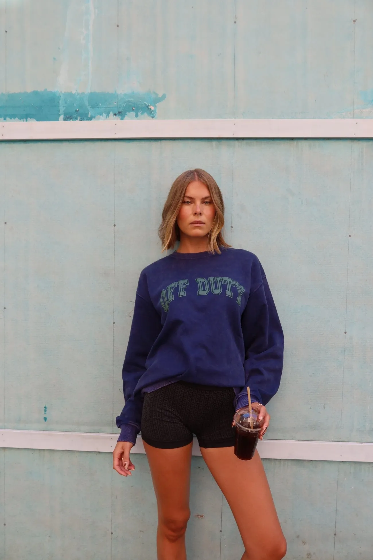 Maci Relaxed Sweater - Classic Blue sold by RAEF