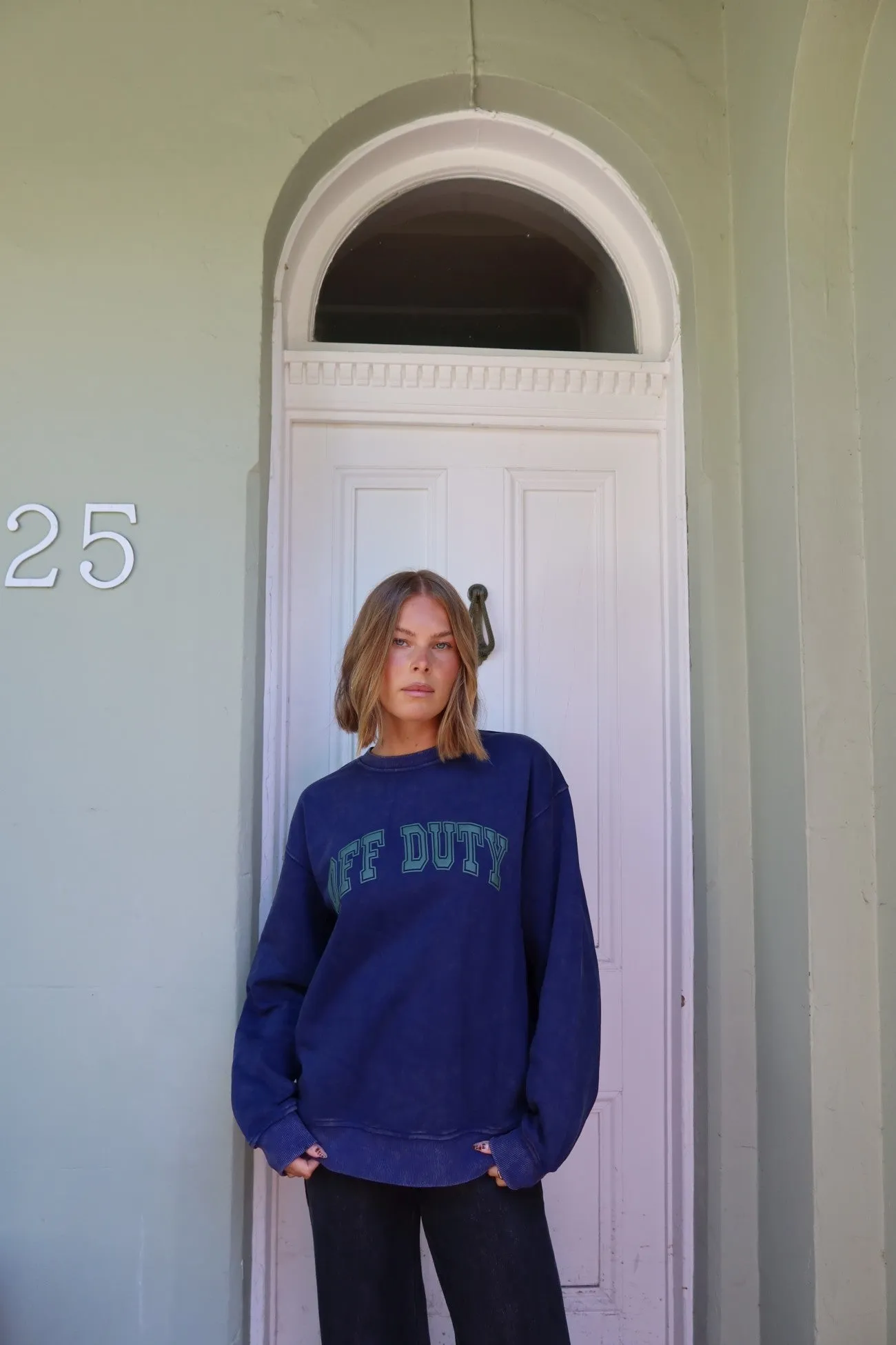 Maci Relaxed Sweater - Classic Blue sold by RAEF product image thumbnail 5