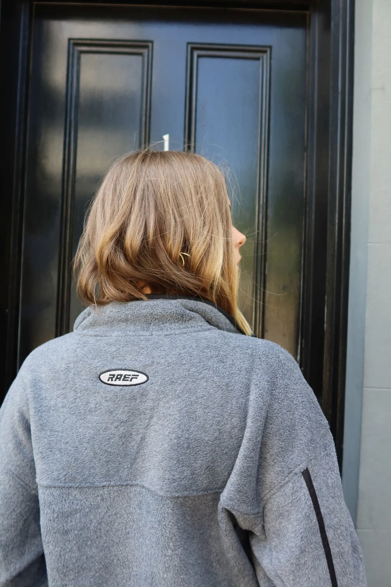 RAEF Quarter Zip Polar Fleece - Charcoal Marle sold by RAEF product image thumbnail 5