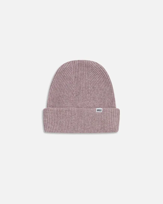 Wool Beanie (Mauve) sold by KROST