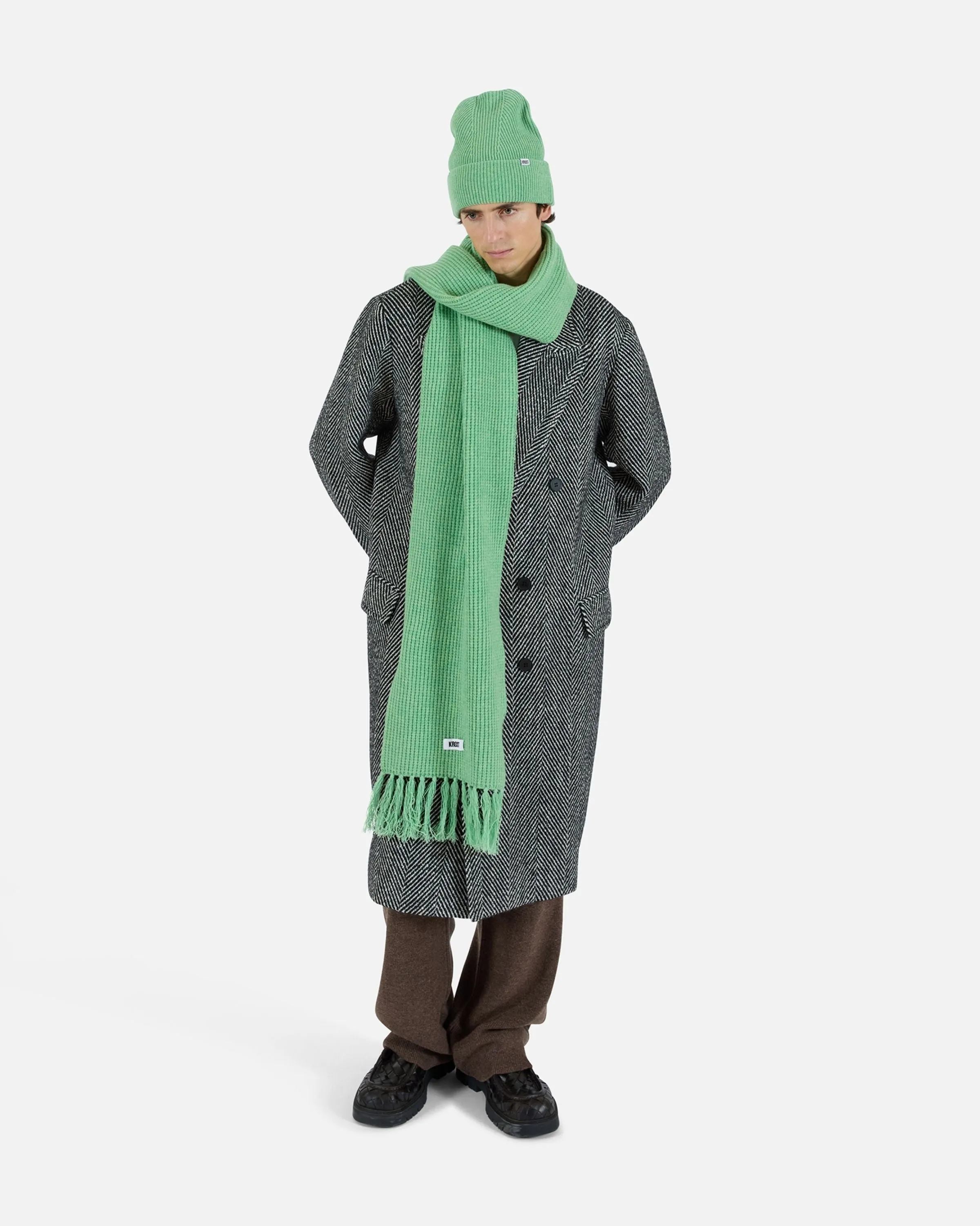 Wool Scarf (Kelly Green) sold by KROST product image thumbnail 2
