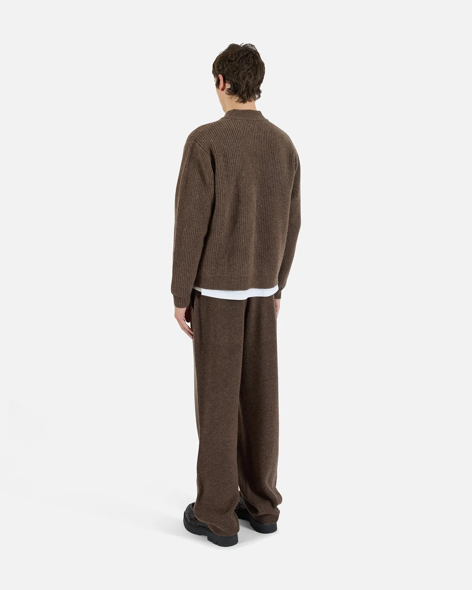 Wool Knit Pants (Espresso) sold by KROST product image thumbnail 4