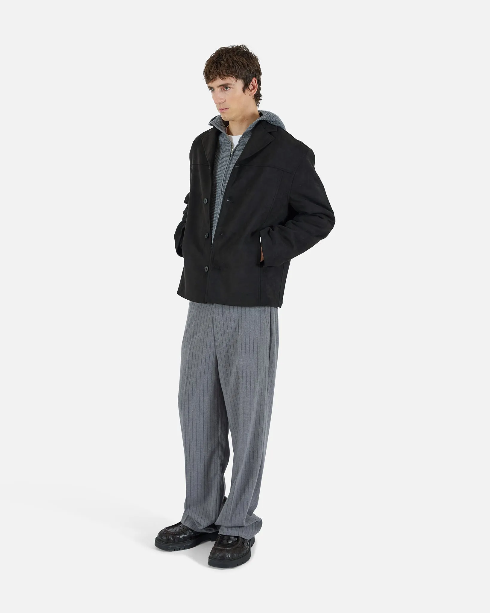 Suede Lapel Jacket sold by KROST product image thumbnail 2