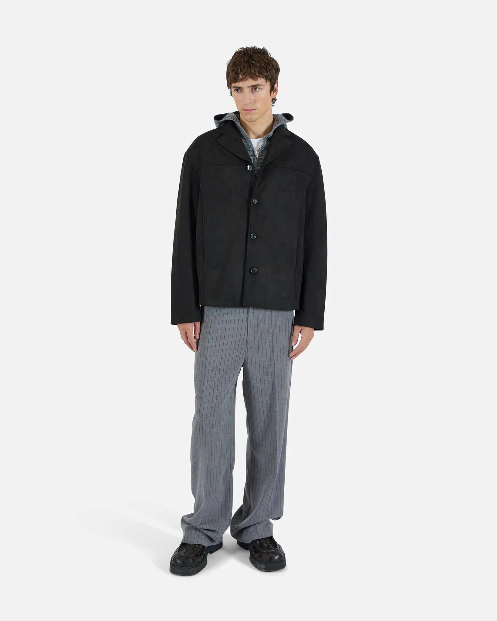 Suede Lapel Jacket sold by KROST product image thumbnail 3