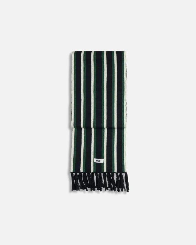 Brioche Knit Striped Scarf sold by KROST