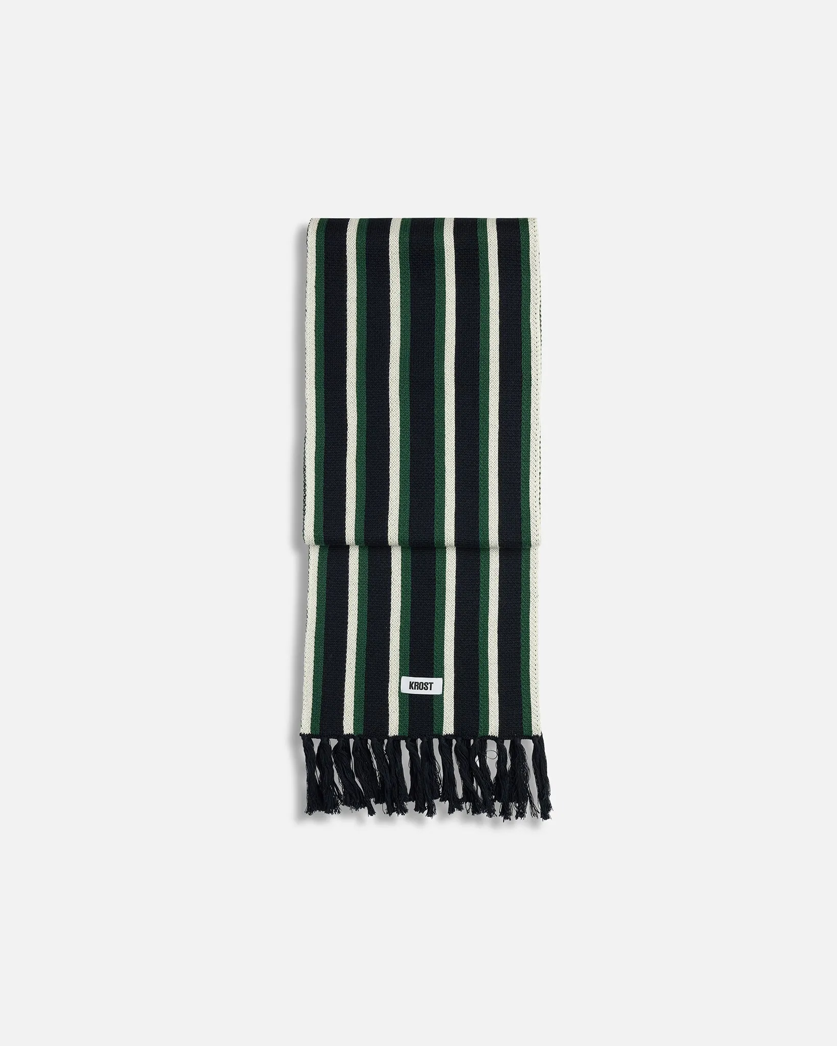 Brioche Knit Striped Scarf sold by KROST