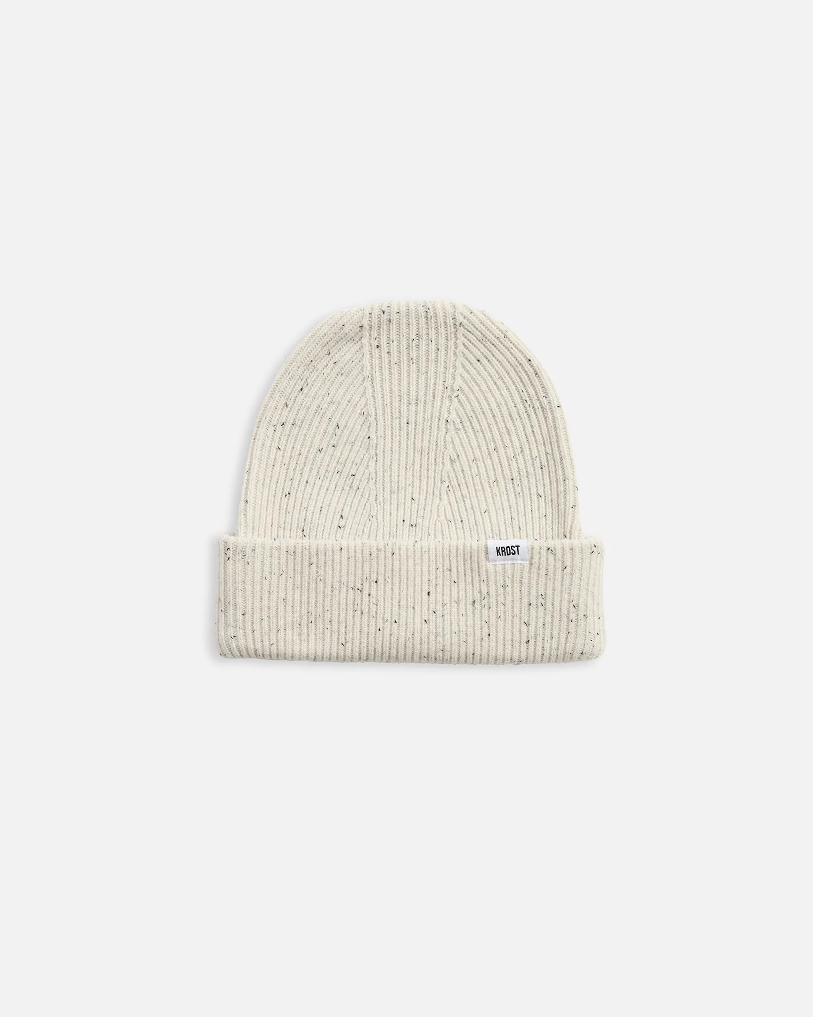 Wool Speckle Beanie (Snow White) sold by KROST
