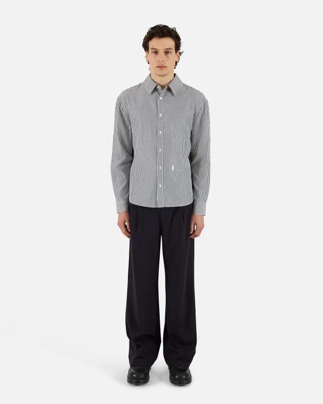 Eco Wool Pleated Trouser sold by KROST