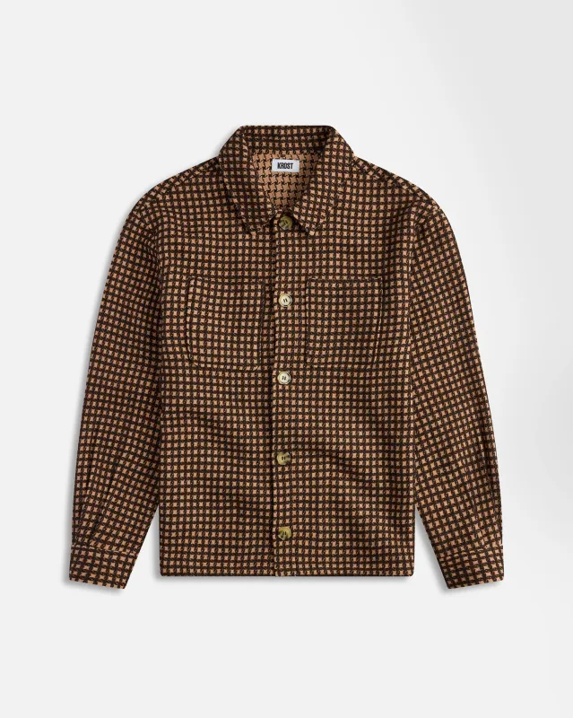 Wool Check Jacket sold by KROST