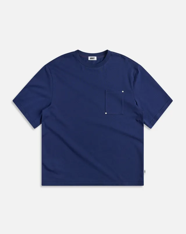 Rivet Pocket Tee - Dark Navy sold by KROST